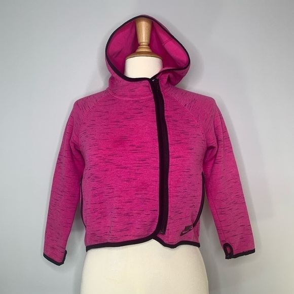 Nike Hooded Pink Jacket Activewear Size Small - Picture 1 of 4